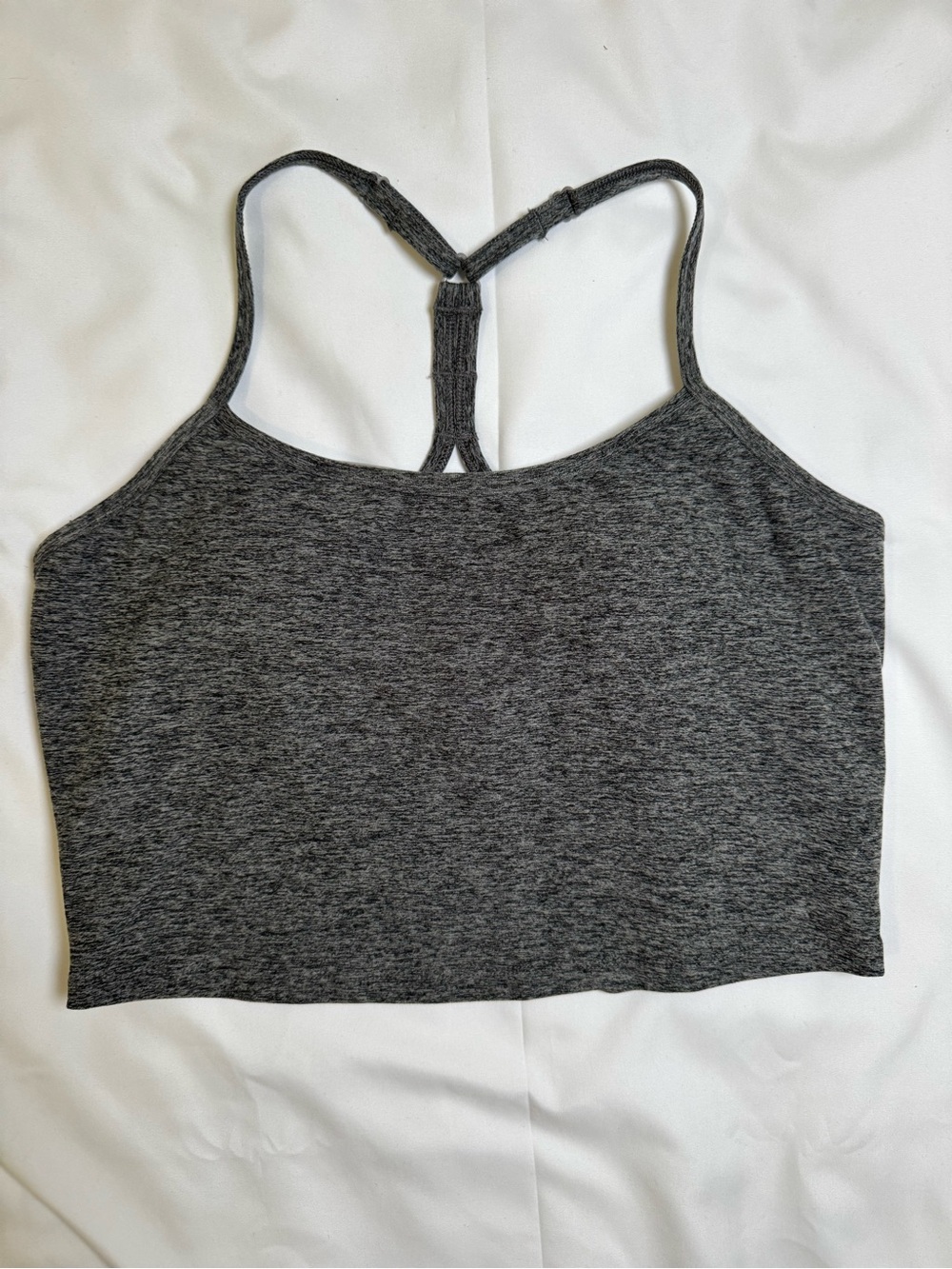 CALIA by Carrie Underwood Heather Gray Racerback Sports Bra
